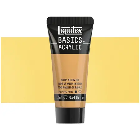 Akrylová barva Liquitex Basics 22 ml – 601 Naples yellow hue