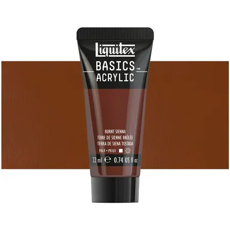 Akrylová barva Liquitex Basics 22 ml – 127 burnt sienna 