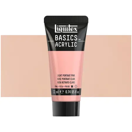 Akrylová barva Liquitex Basics 22 ml – 810 light pink 