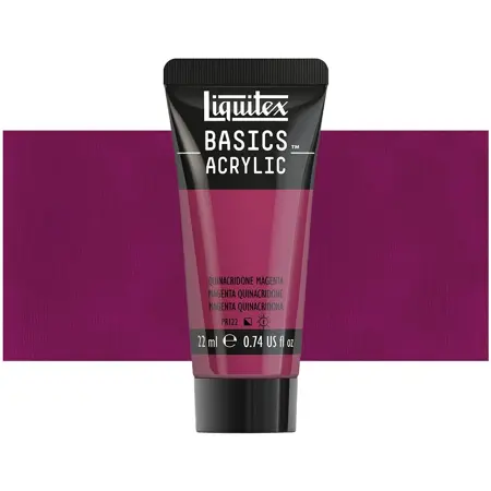 Akrylová barva Liquitex Basics 22 ml – 114 quinacridone magenta 