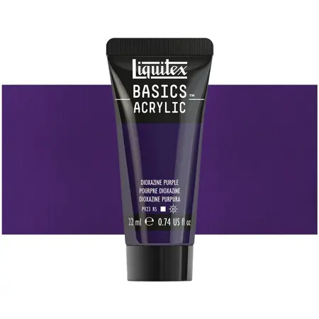 Akrylová barva Liquitex Basics 22 ml – 186 dioxazine purple 