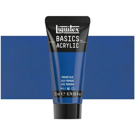 Akrylová barva Liquitex Basics 22 ml – 420 primary blue 
