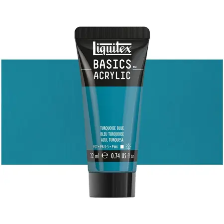 Akrylová barva Liquitex Basics 22 ml – 046 turquoise blue 