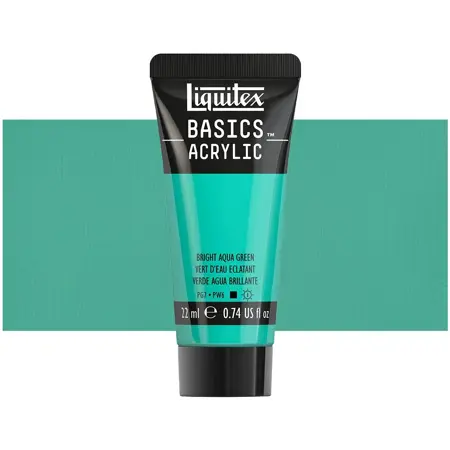 Akrylová barva Liquitex Basics 22 ml – 660 bright aquq green 