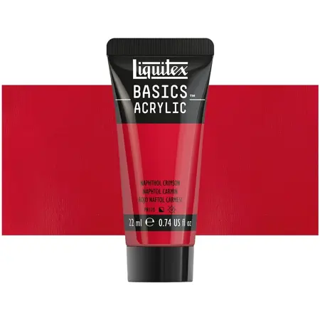 Akrylová barva Liquitex Basics 22 ml – 292 naphthol crimson 