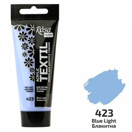 Barva na textil Rosa 60ml 23 Blue light