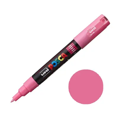 Popisovač POSCA PC-1M Uni pink 13