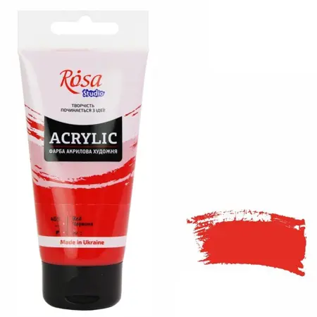 Akrylová barva ROSA Studio – 75 ml   405 red