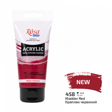 Akrylová barva ROSA Studio – 75 ml  458 madder red