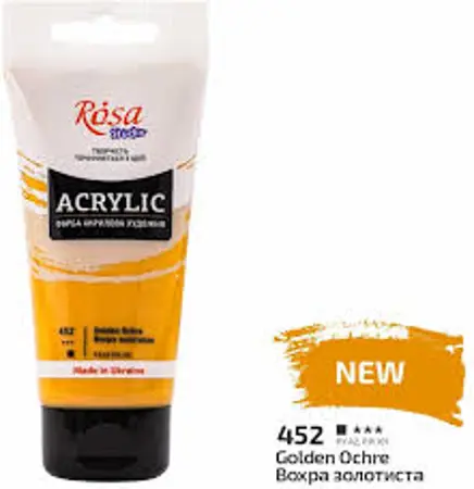 Akrylová barva ROSA Studio – 75 ml  452 golden ochre