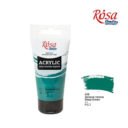 Akrylová barva ROSA Studio – 75 ml  416 deep green