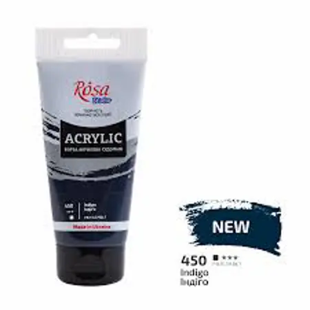 Akrylová barva ROSA Studio – 75 ml  450 indigo