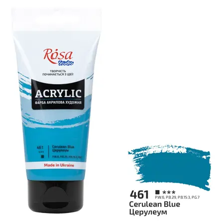 Akrylová barva ROSA Studio – 75 ml  461 cerulean blue