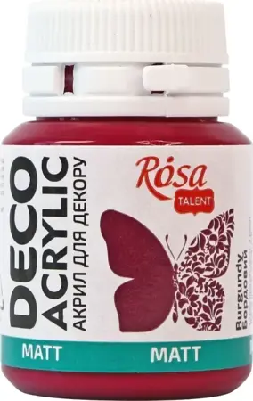 Akrylová barva Rosa Decor 20 ml – 22 Burgundy