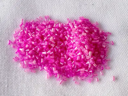 Preciosa® sekaný rokajl 10/0 – 10 g růžová