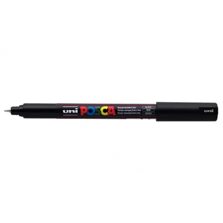 Acrylic marker Uni Posca 0.7mm PC-1MR – 24 černá