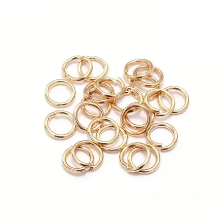 Spojovací kroužek 4 mm KC gold – balení 10 ks