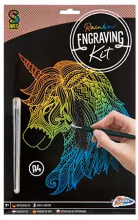 Vyškrabávání - duhový obrázek - Lenochod  