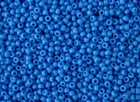 Rokajlové korálky Toho  - Round 15/0 : Opaque Cornflower TR-15-43D