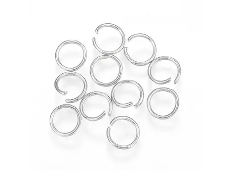 Spojovací kroužek 8mm  stríbrná 10ks
