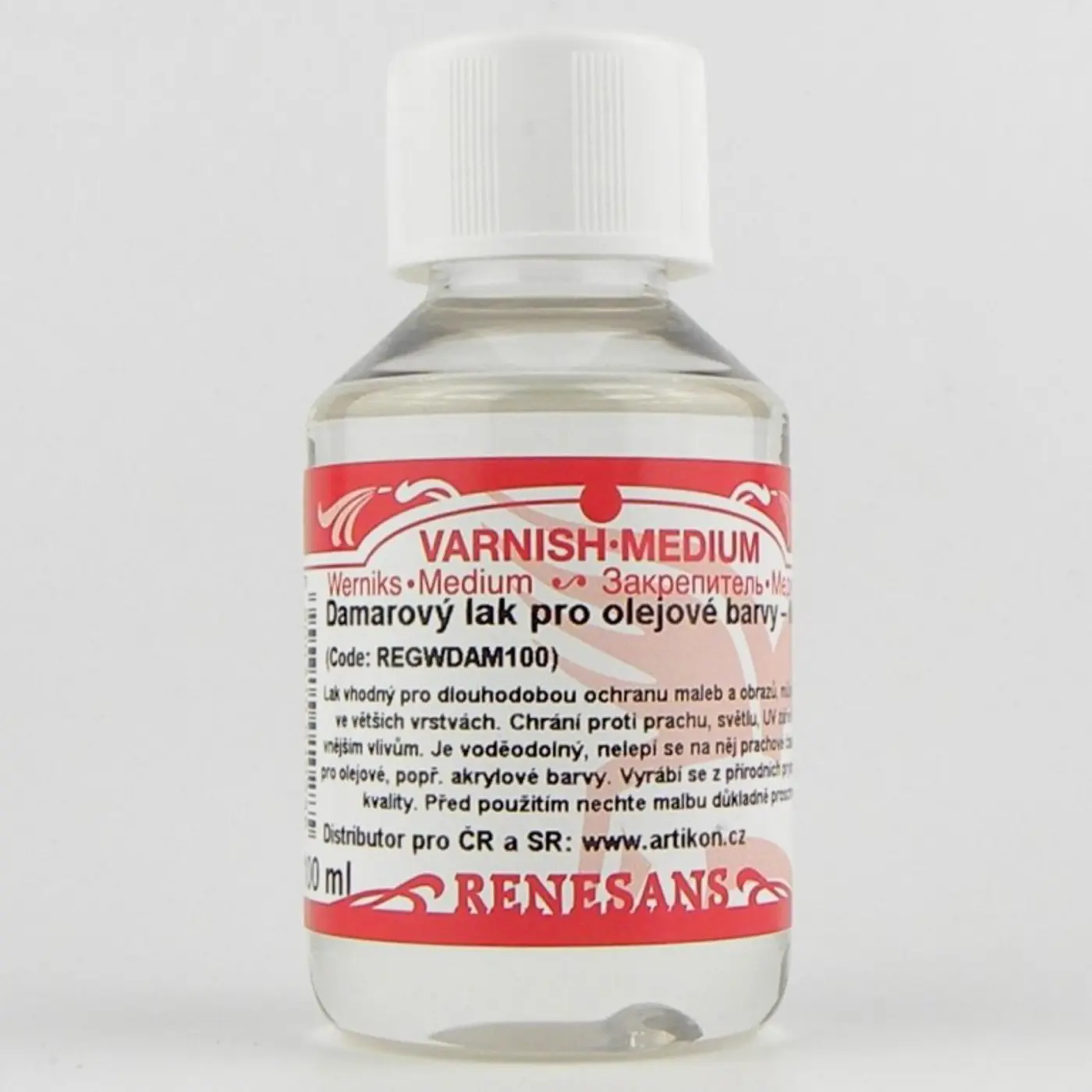Damarový lak saténový Renesans 100ml - fotografie 1