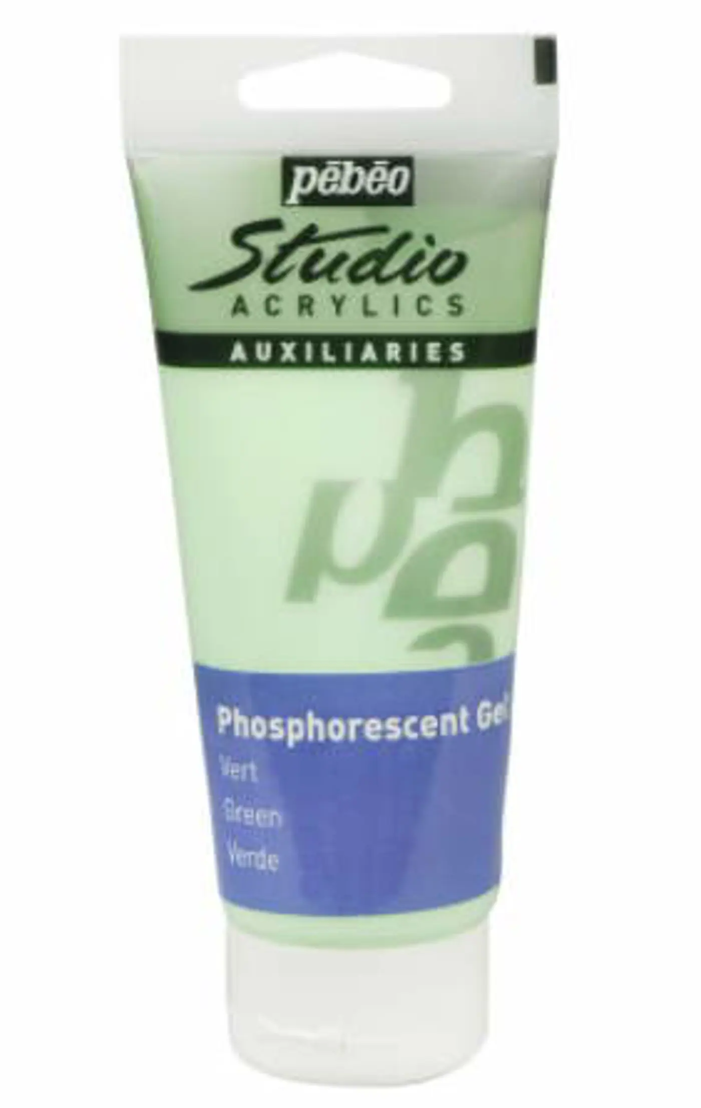 Fosforeskující barva Pébéo 100ml zelená - fotografie 1