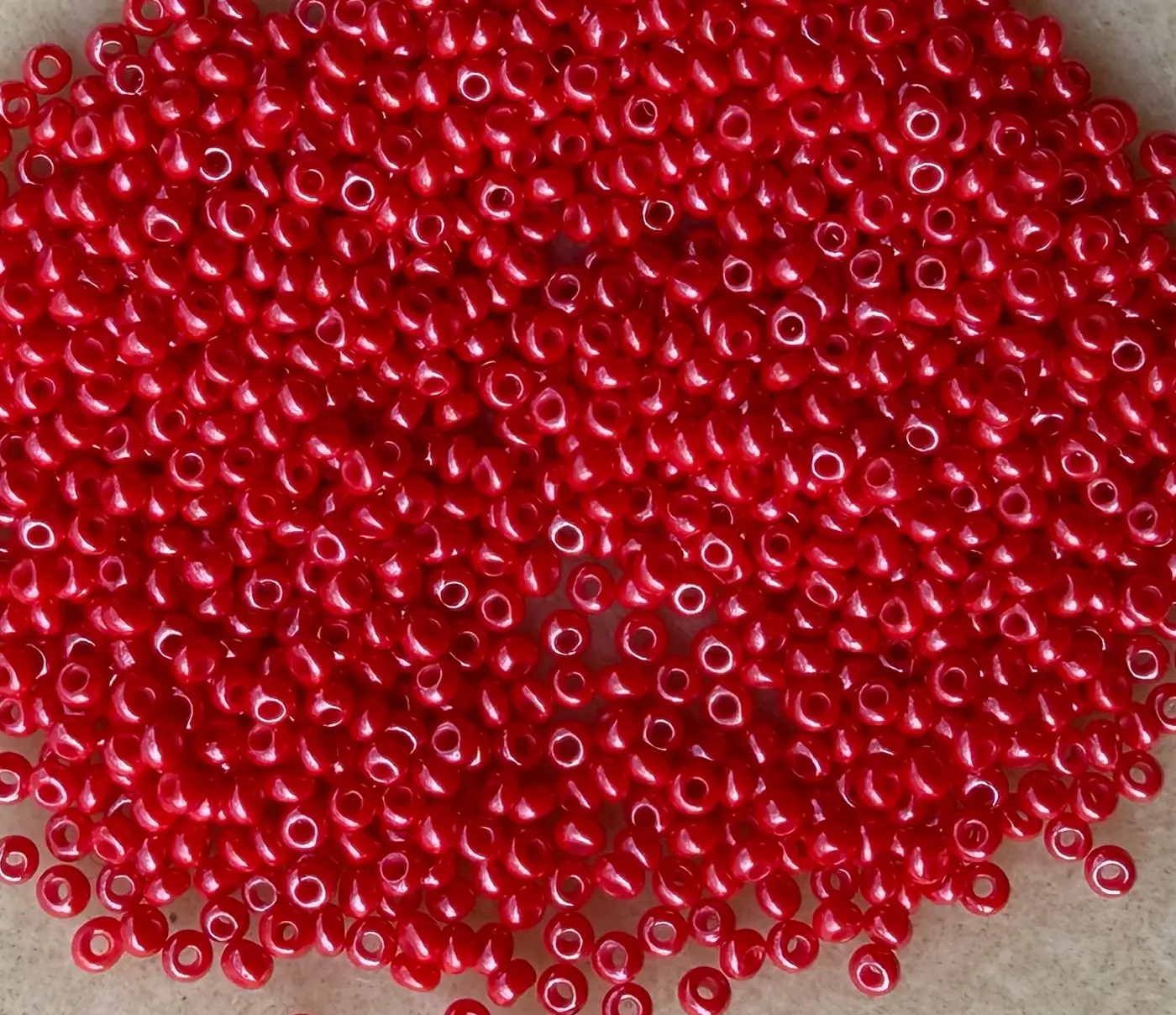 Preciosa rokajl 10/0 – sakura red (98790 ), 10 g  - fotografie 2