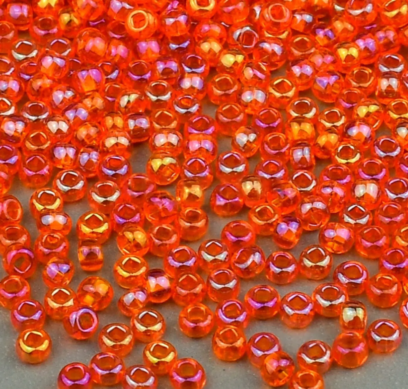 Preciosa Rokajl 10/0 91000 oranžová Duhová - fotografie 1