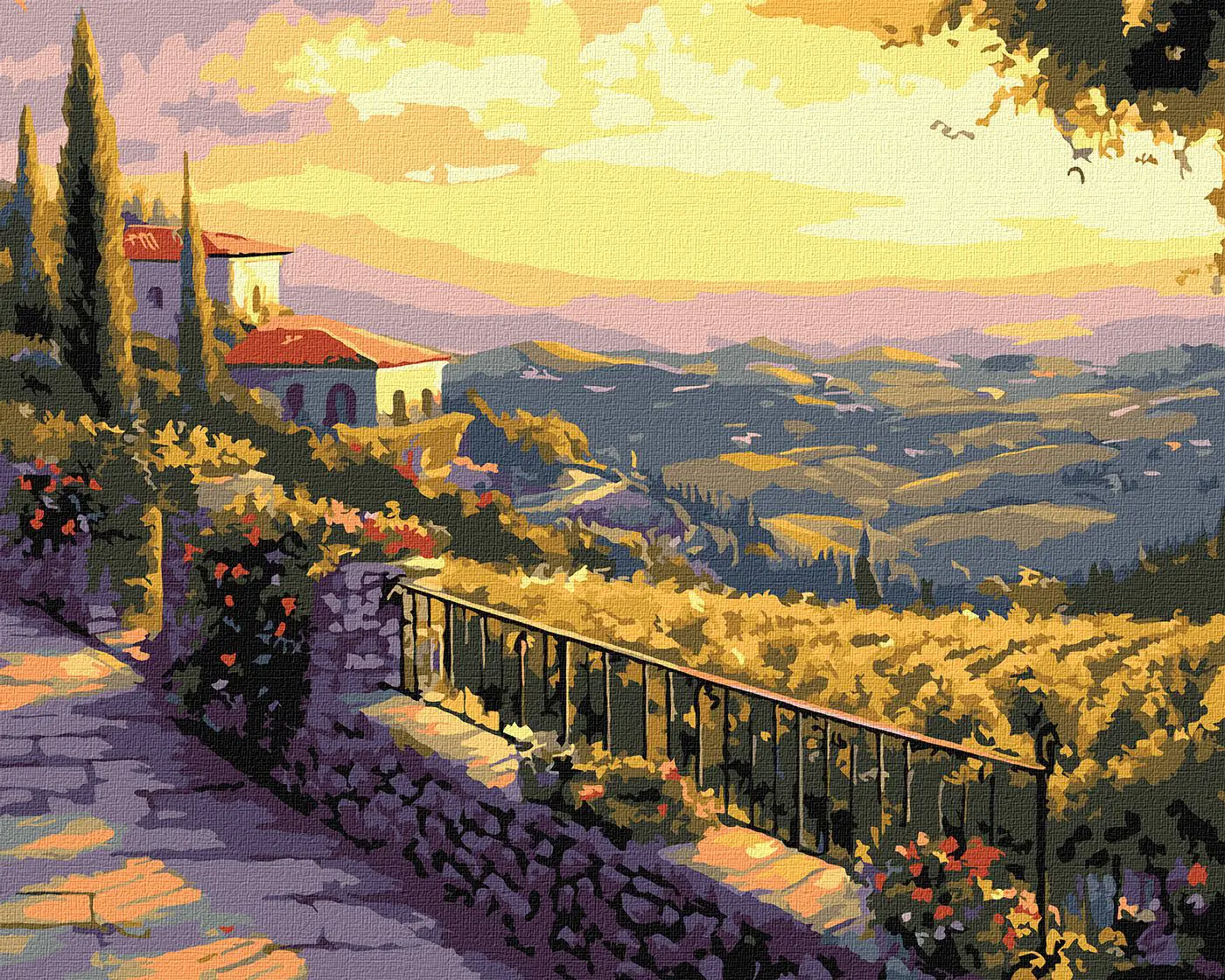 Malování podle čísel 40×50 cm Italský večer - fotografie 1