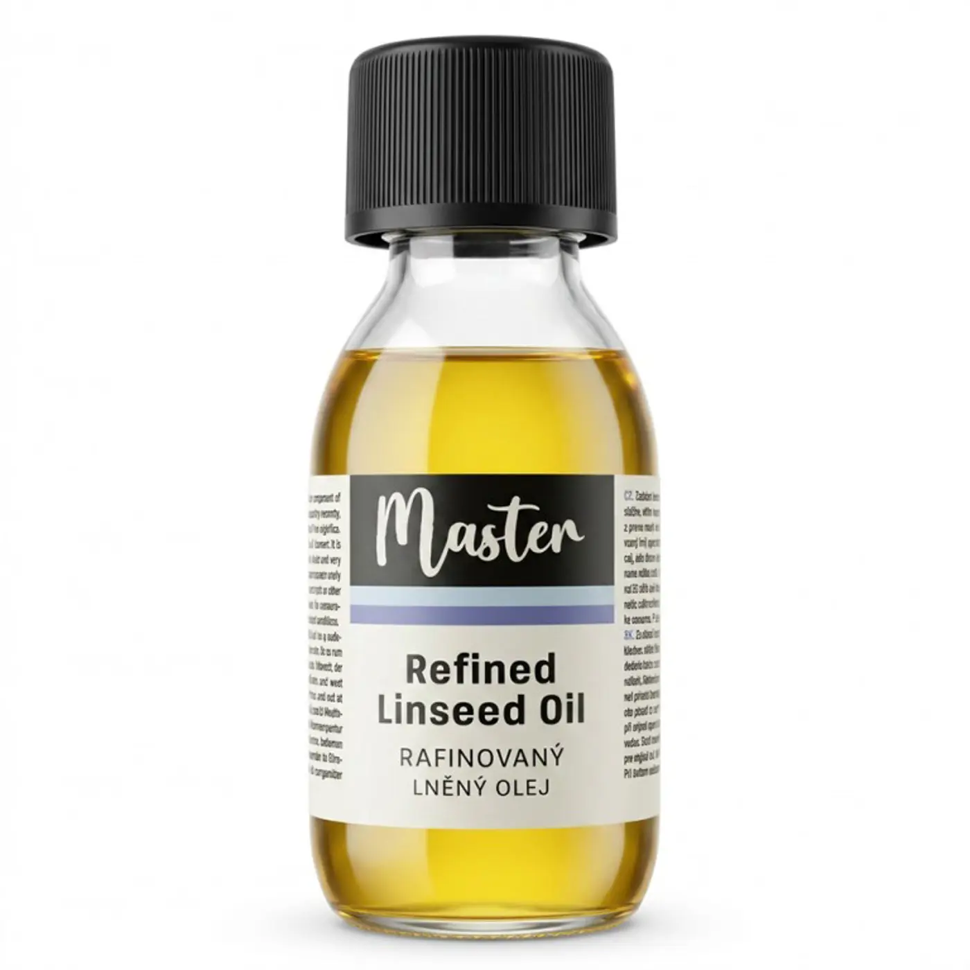Lněný olej rafinovaný MASTER – 100 ml - fotografie 1
