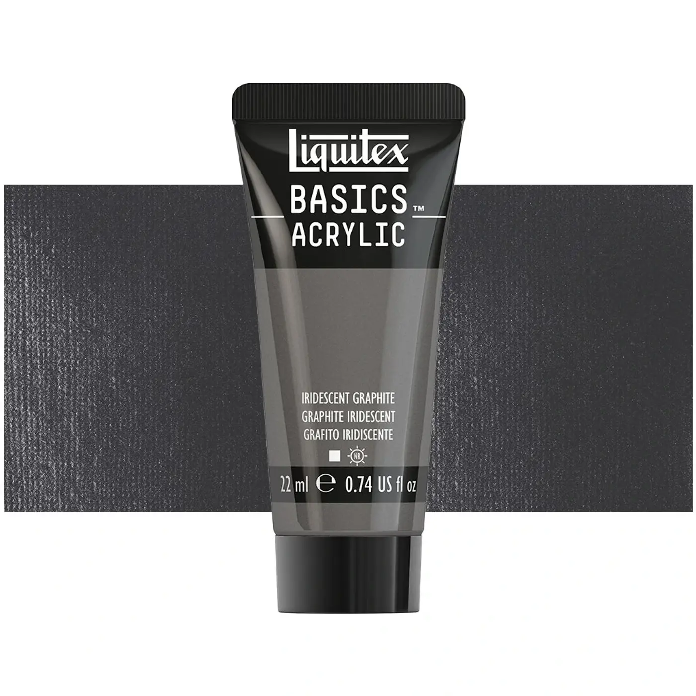 Akrylová barva Liquitex Basics 22 ml – 049 iridescent graphite  - fotografie 1
