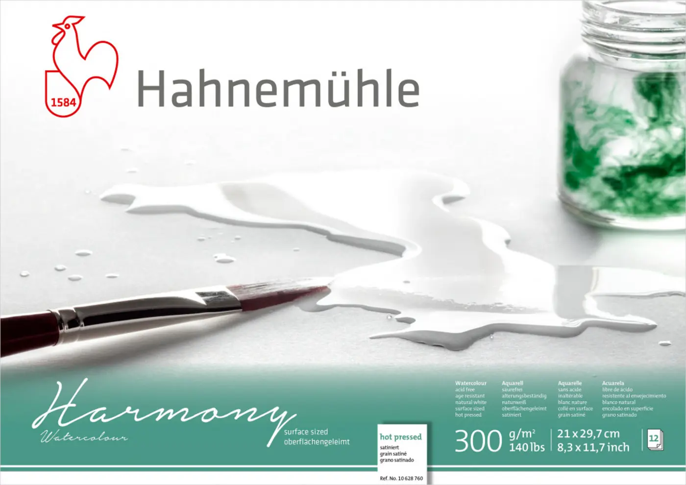 Akvarelový blok HHM Harmony HP A4 300g - fotografie 1