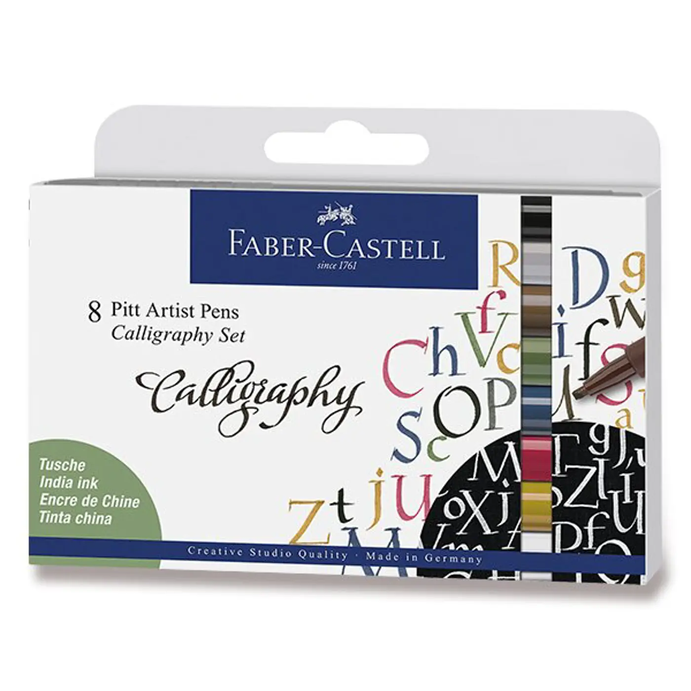 Sada popisovačů Faber-Castell 8ks Calligraphy - fotografie 1