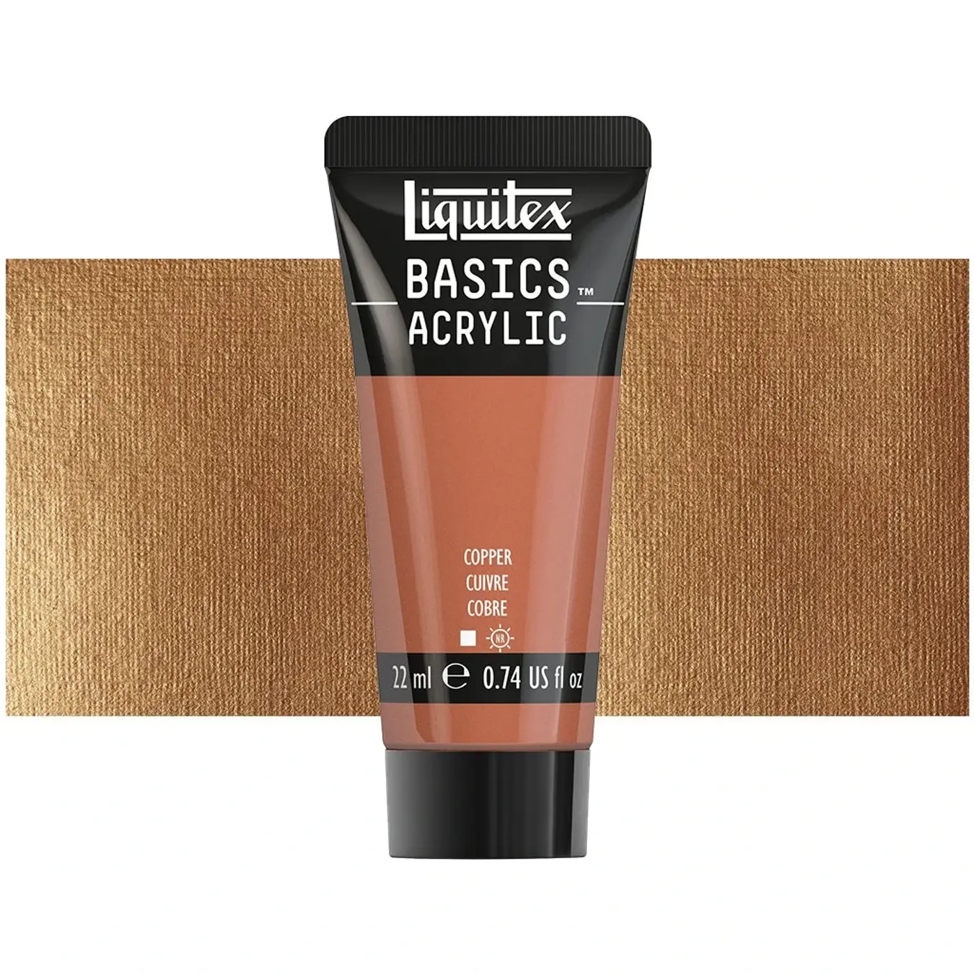 Akrylová barva Liquitex Basics 22 ml –  053 copper - fotografie 1