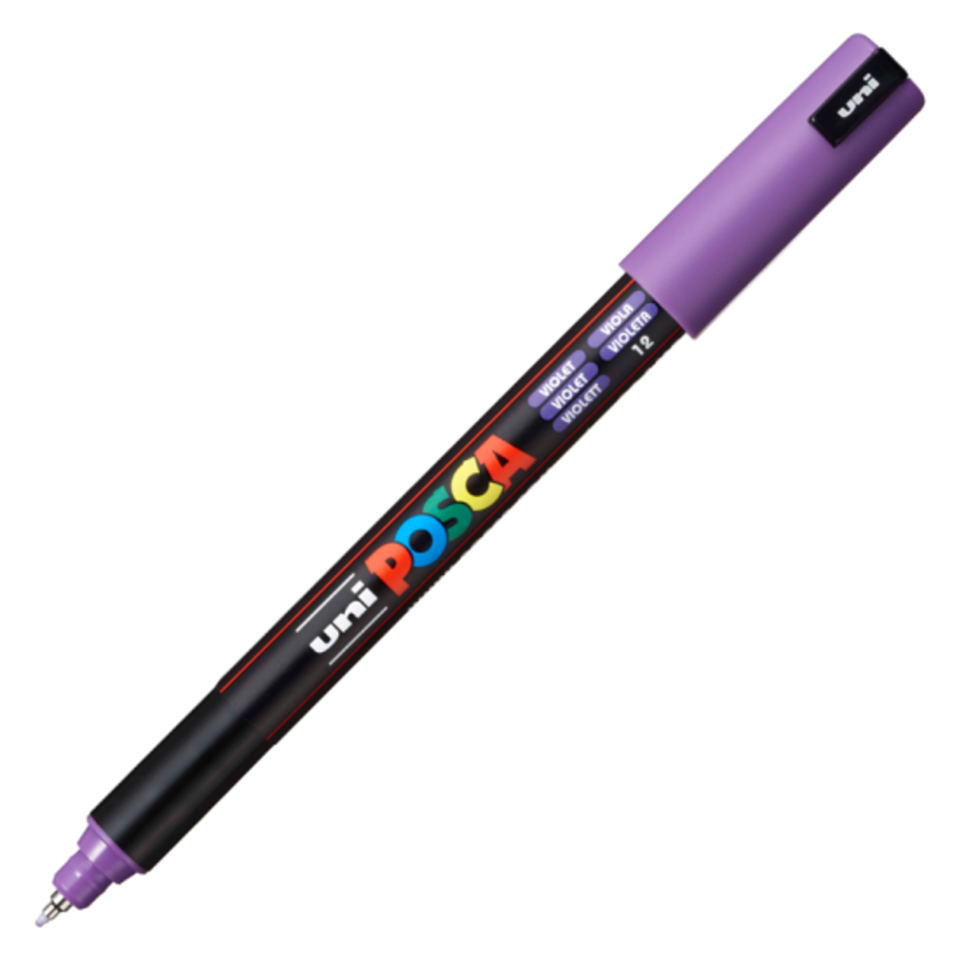 Acrylic marker Uni Posca 0.7mm PC-1MR –  12 fialová - fotografie 1