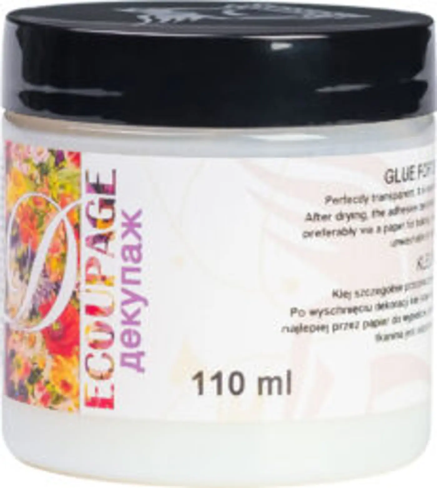 Lepidlo k dekupáži na tkaniny 110ml - fotografie 1