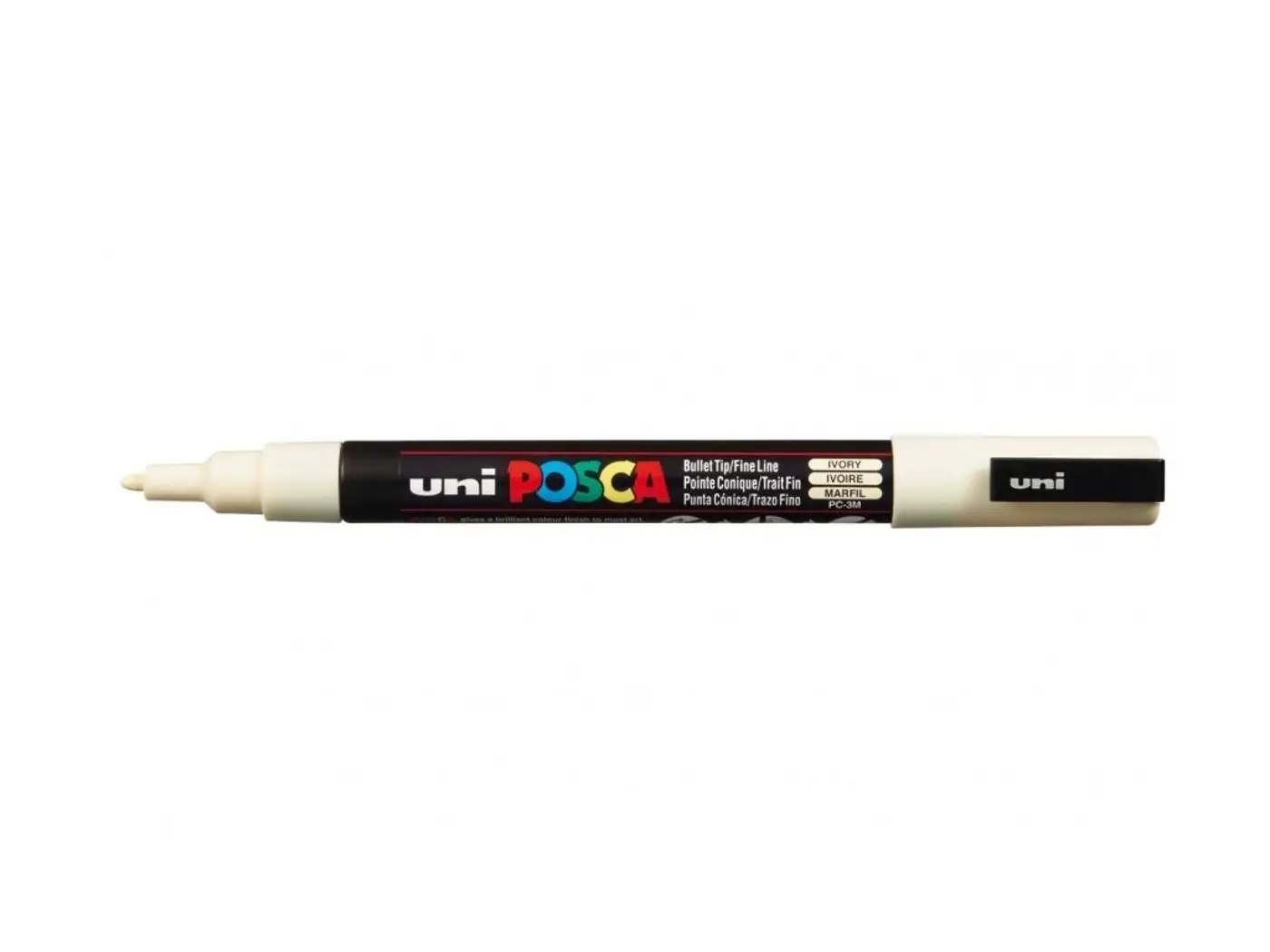 Akrylový fix Uni Posca PC-3M 0,9–1,3 mm – 46 smetanová - fotografie 1