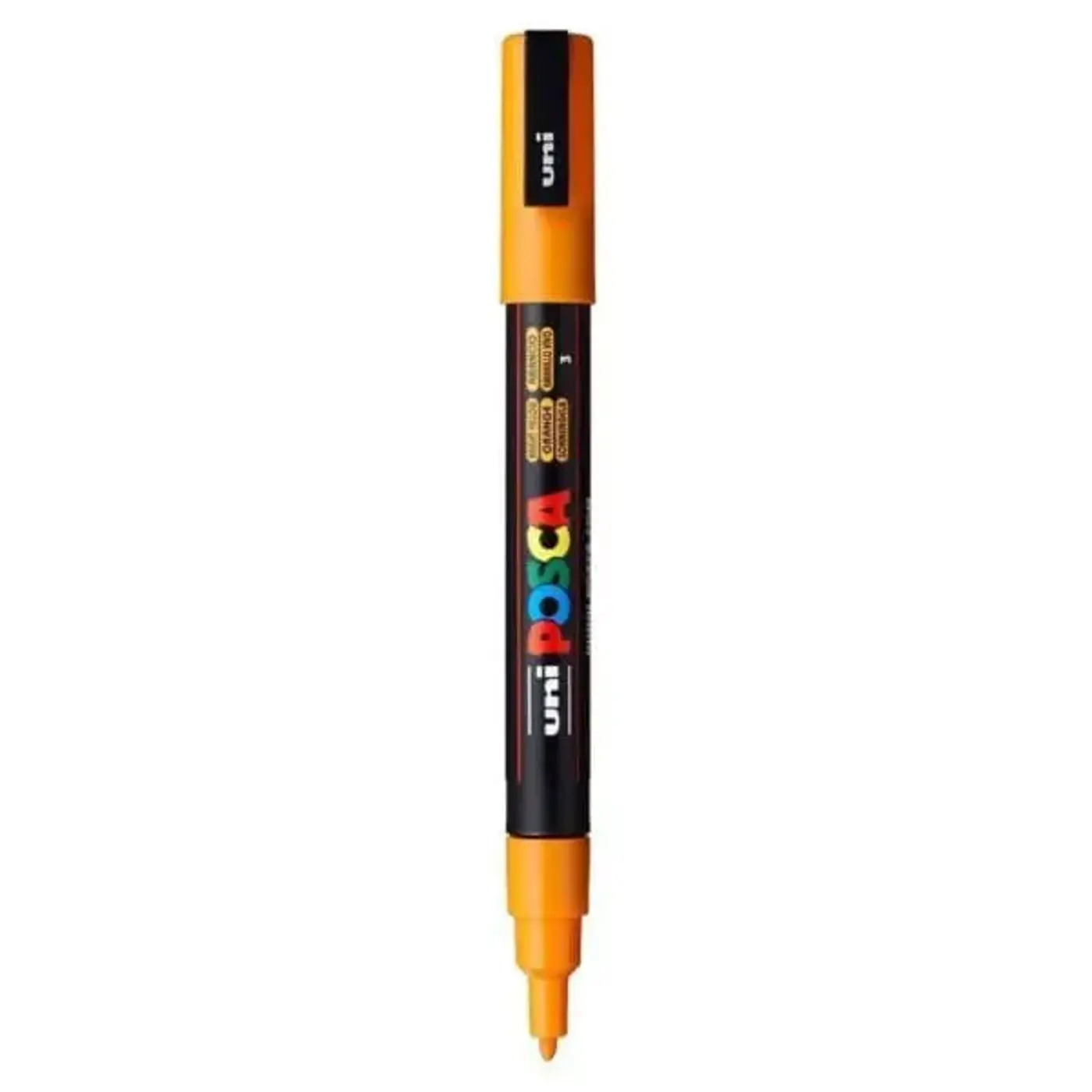 Akrylový fix Uni Posca PC-3M 0,9–1,3 mm – 03 pomeranč - fotografie 1