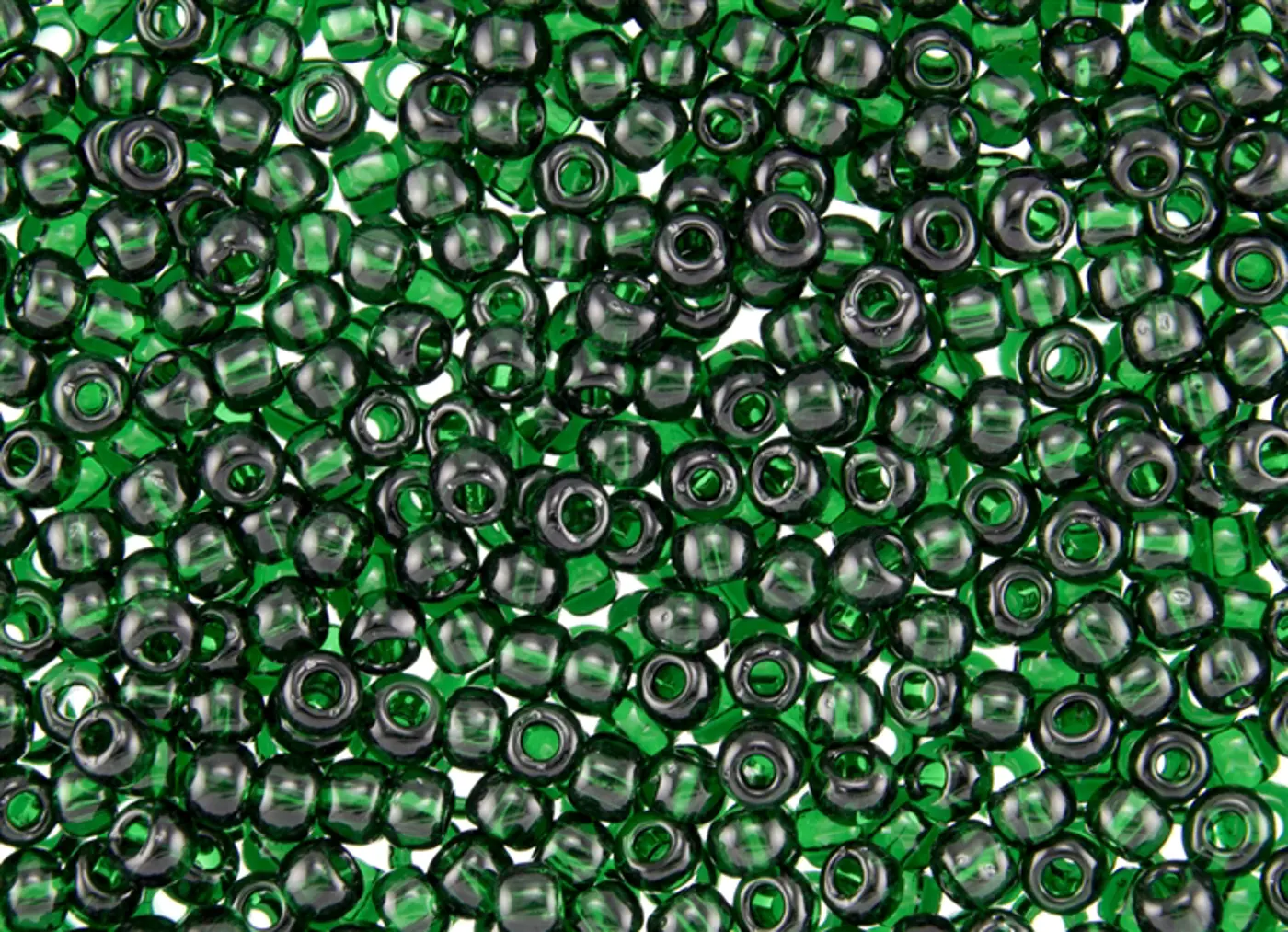 TOHO - Round 15/0 : Transparent Green Emerald TR-15-939  - fotografie 1