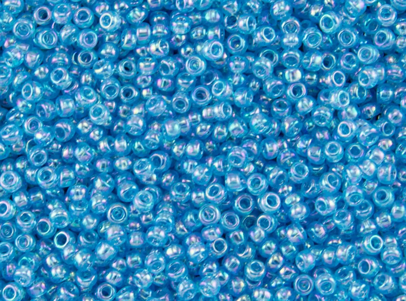 TOHO - Round 11/0 : Transparent-Rainbow Aquamarine TR-11-163 - fotografie 1
