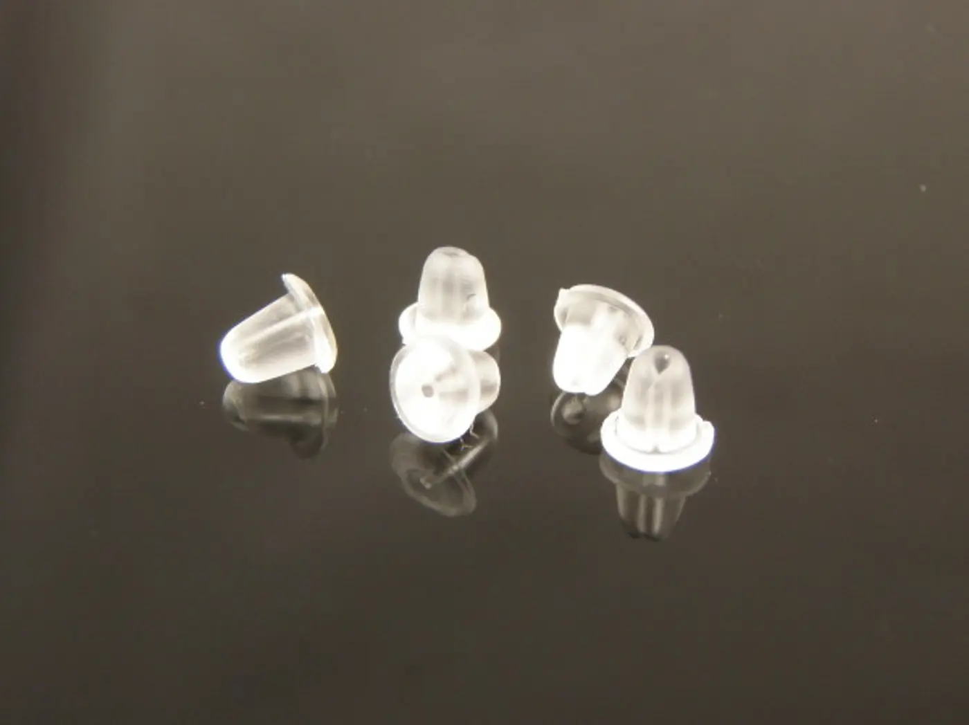 Náušnicová zarážka plast 10 kusu - fotografie 1