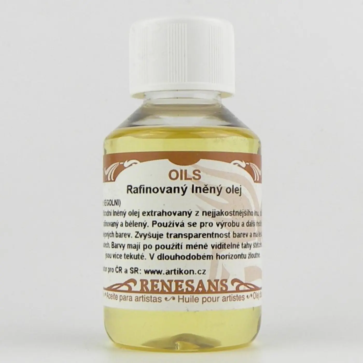 Lněný olej rafinovaný Renesans - 250ml - fotografie 1
