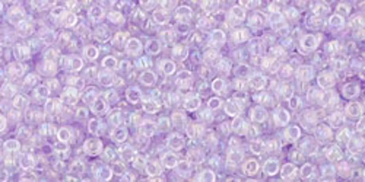 TOHO - Round 15/0 : Transparent-Rainbow Foxglove TR-15-477D - fotografie 1