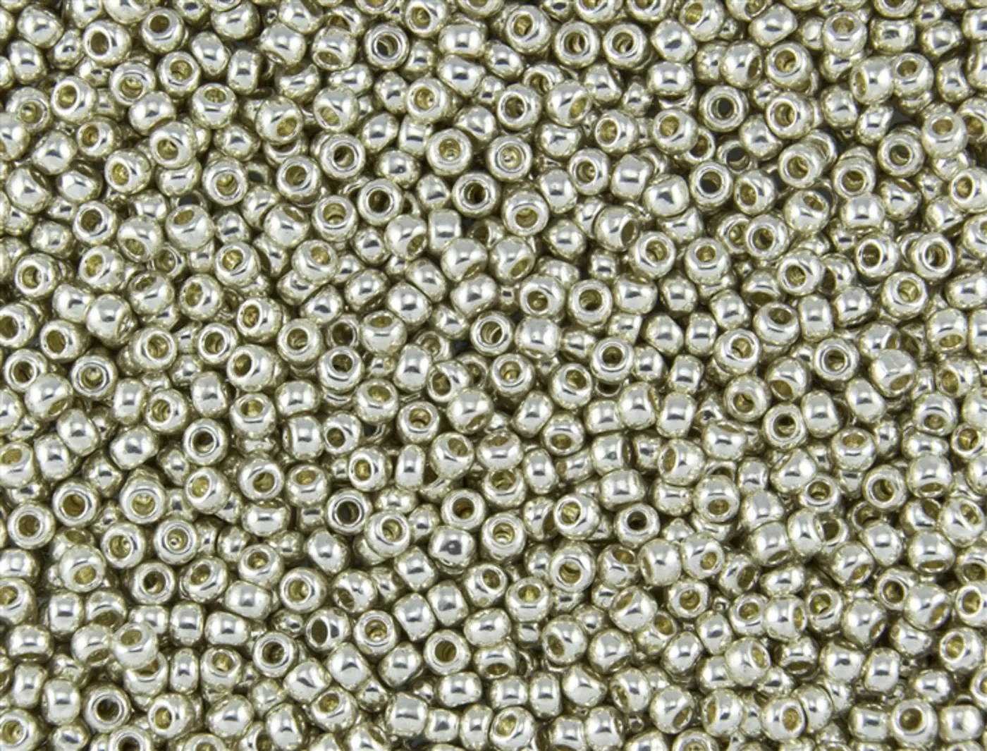 TOHO - Round 11/0 : PermaFinish - Galvanized Aluminum TR-11-PF558  - fotografie 1