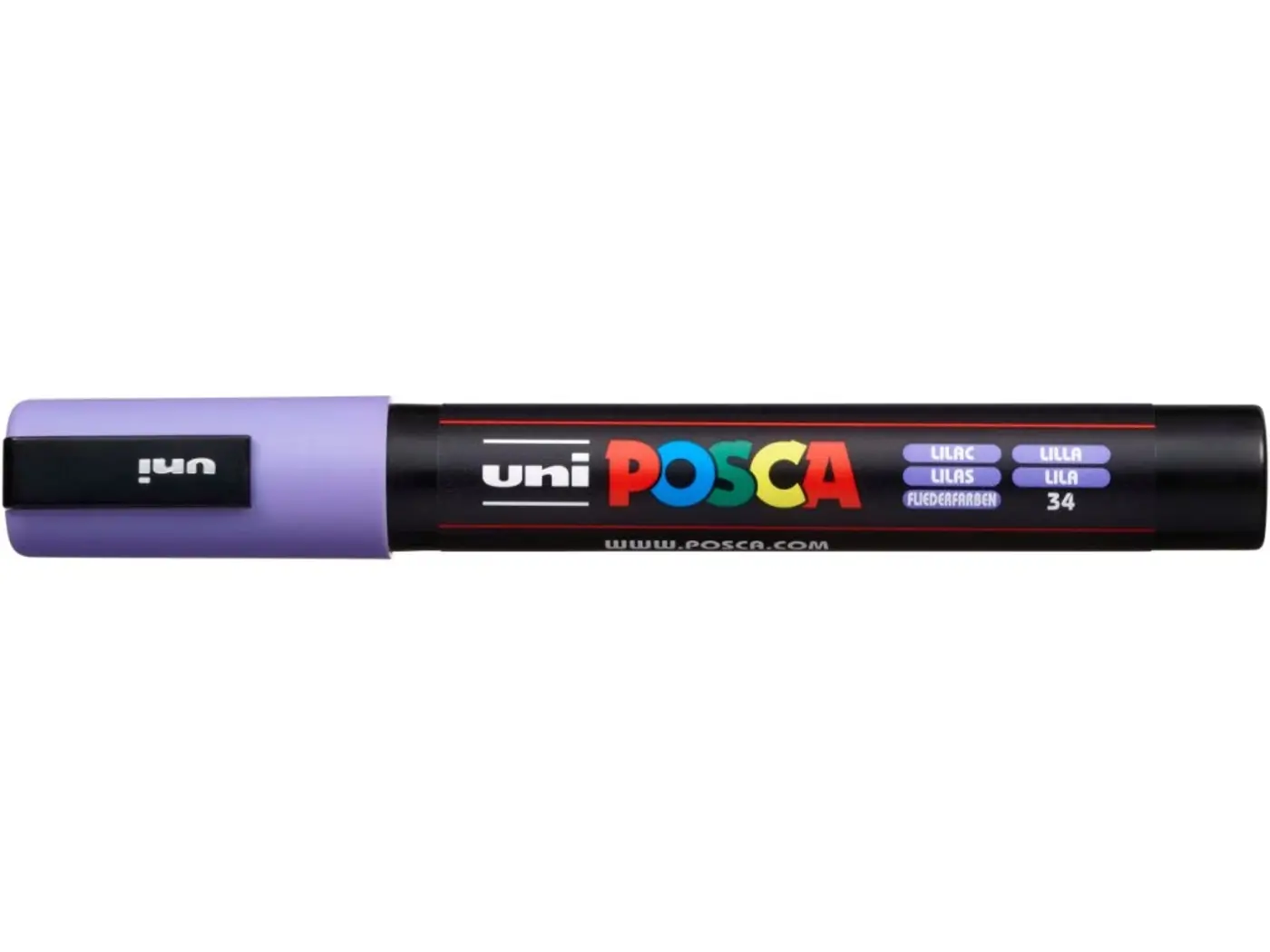 Akrylový fix Uni Posca PC-3M 0,9–1,3 mm – 34 fialova - fotografie 1