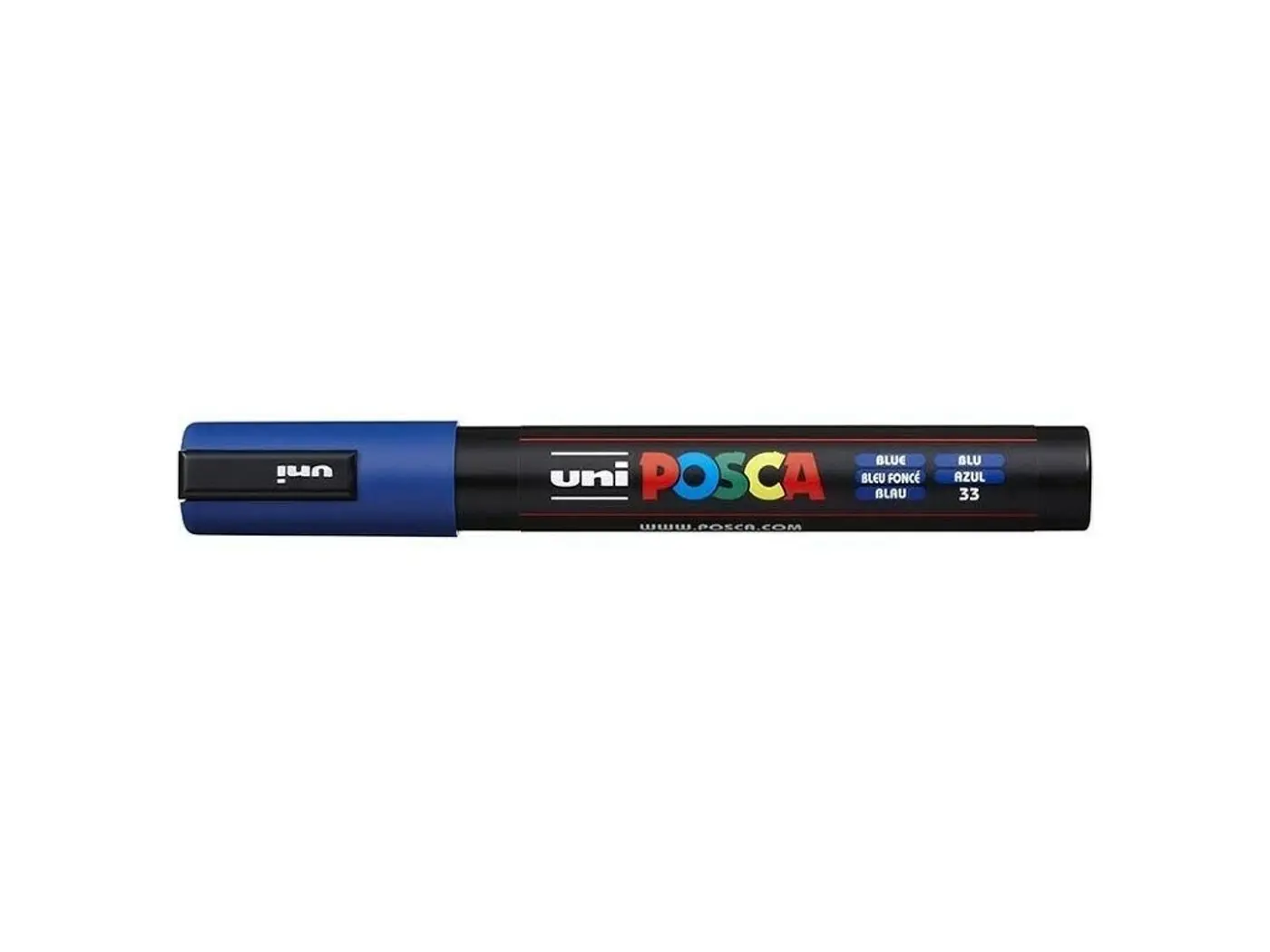 Akrylový fix Uni Posca PC-3M 0,9–1,3 mm – 33 modrá - fotografie 1