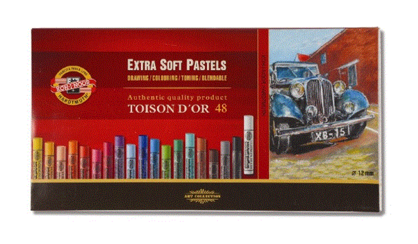 Suché pastely Toison extra soft 48ks - fotografie 1