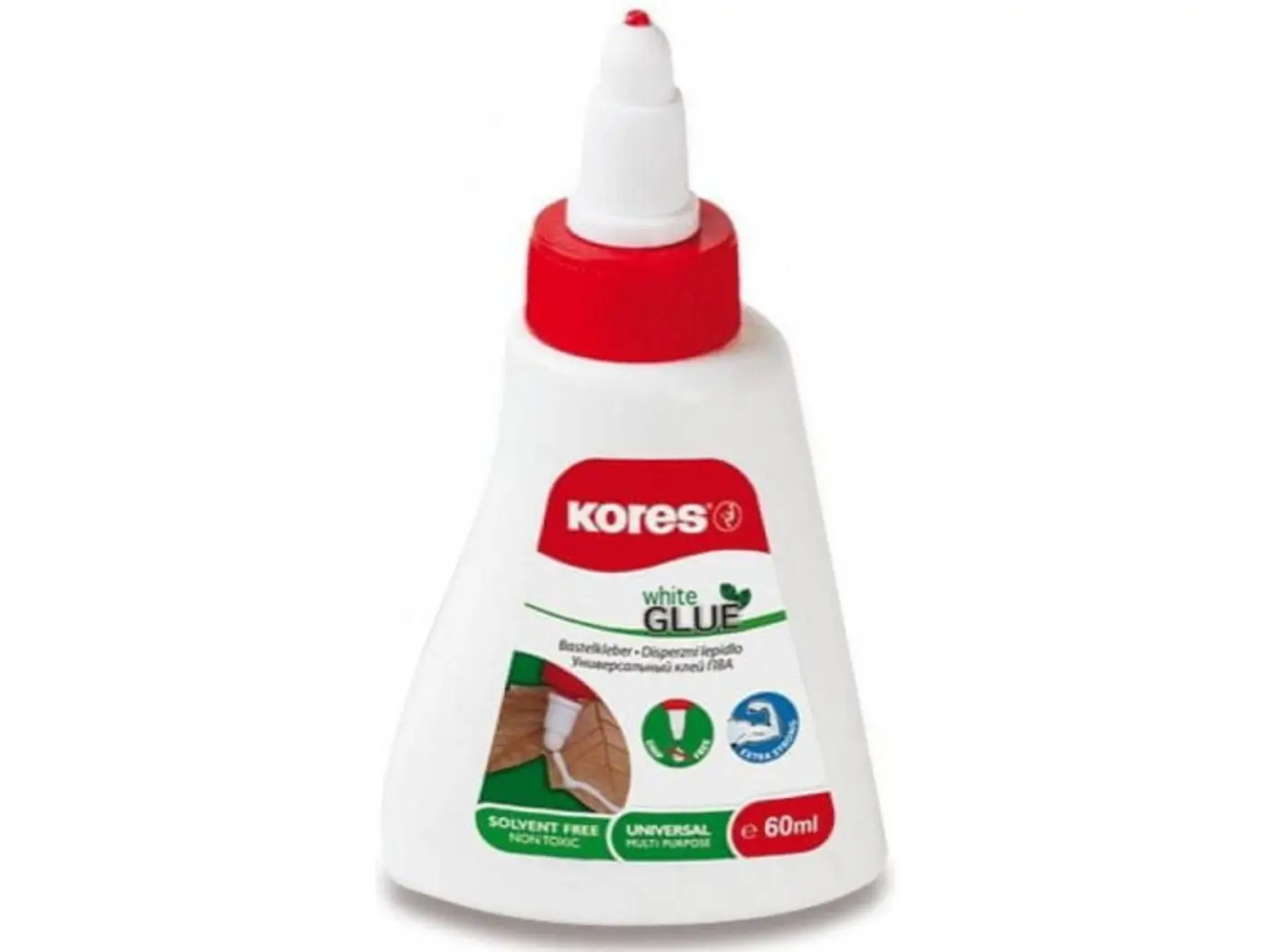 Lepidlo Kores White Glue 60 g - fotografie 1
