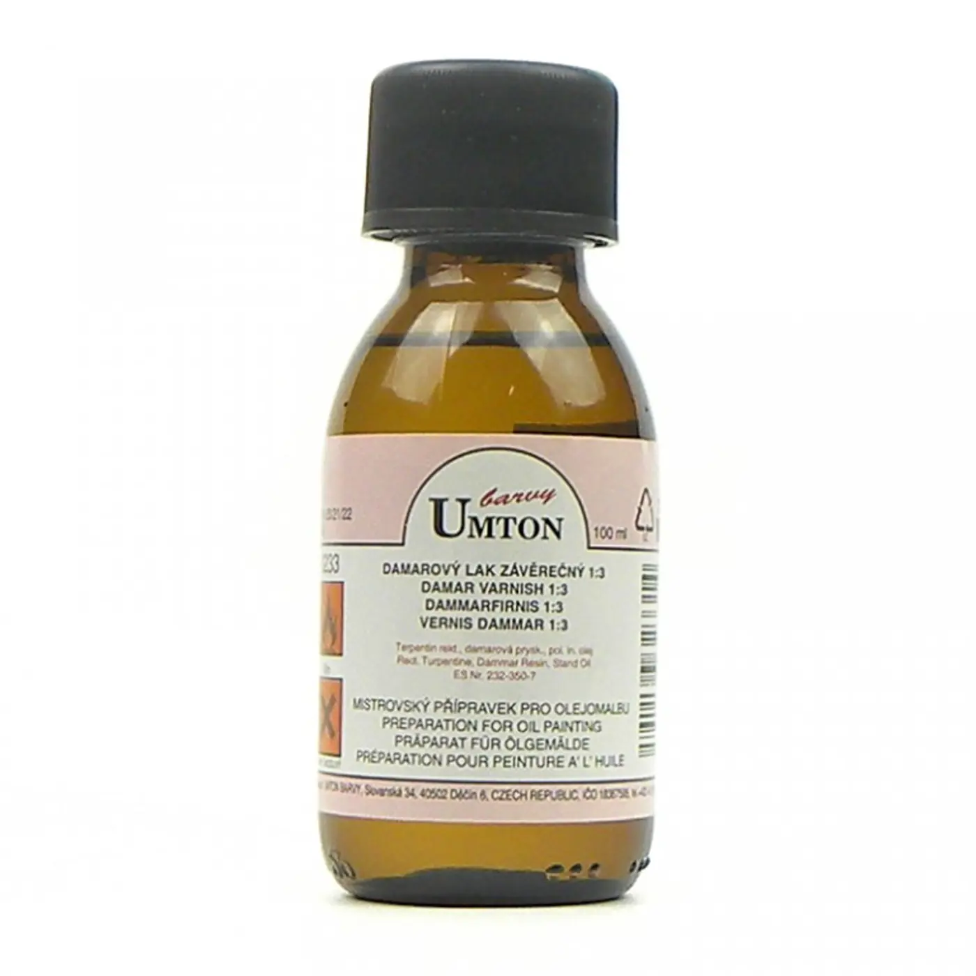 Damarový lak závěrečný Umton  100ml - fotografie 1