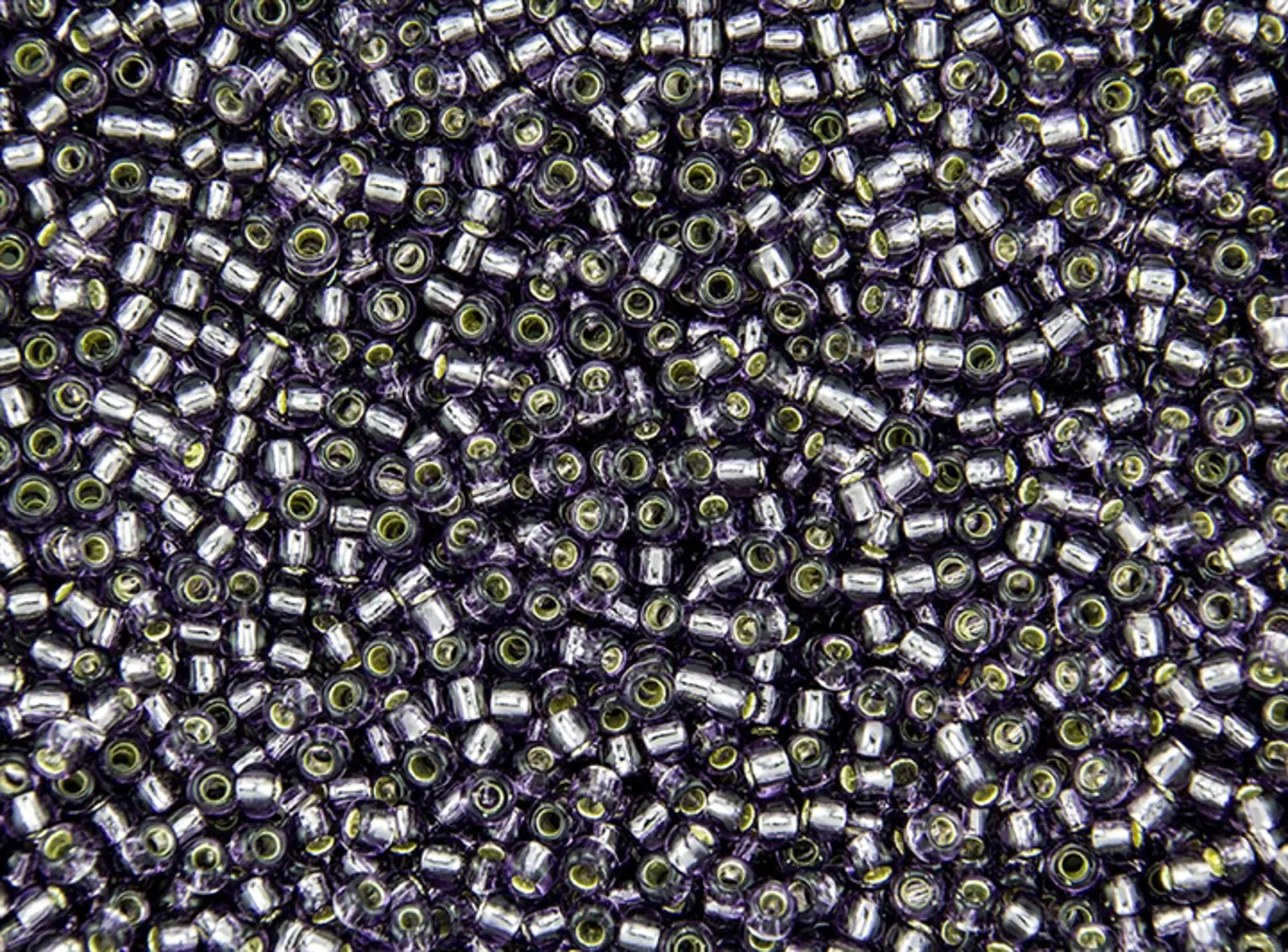 Rokajlové korálky - Round 15/0 : Silver-Lined Tanzanite TR-15-39  - fotografie 1
